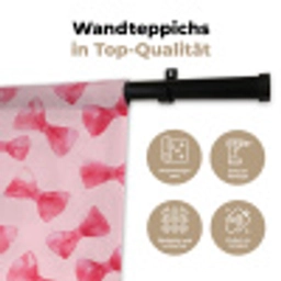Strikken - Aquarel - Roze Wandkleed katoen klein 269 -tsfeer2_DE