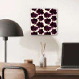 Bloemen - Aquarel - Paars aluminium wit klein 46 -sfeer5