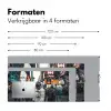 Stad - Mensen - Astronaut - Wit Muismat XXL klein -sfeer5