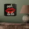 Lip - Rood - Quote plexiglas 5mm klein -sfeer3