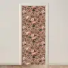 Bloemen - Klassiek - Roze deurposter klein 289 -3d_beige