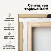 Geometrisch - Felle kleuren - Kubistische stijl canvas 2cm klein -zzzsfeer2_topdoek