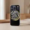 Sardines - Vissen - Rond - Zwart Telefoonhoesje iPhone 17 Pro klein -sfeer2