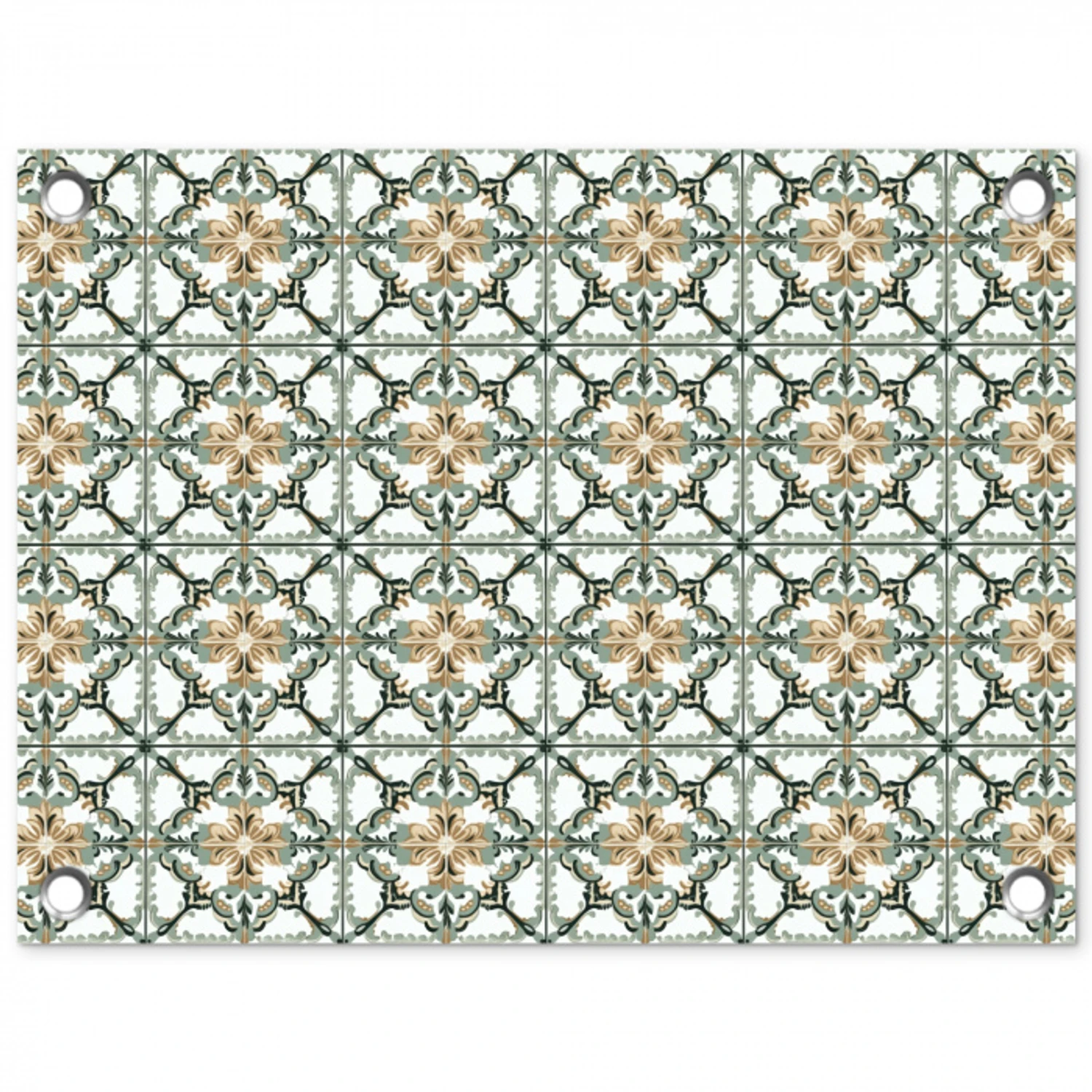 Floraal - Verweerd - Keurrijk tuinposter los doek klein 239 -3d