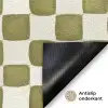 Schaak - Patroon - Groen Deurmat klein 898 -antislip_NL