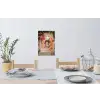 Doorkijk - Boog - Bloemen - Pastel Muursticker klein -eettafel