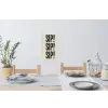 Japandi - Zwart - Decoratie - Vintage Muursticker klein -eettafel