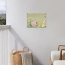 Botanisch - Bloemen - Kleurrijk tuinposter los doek klein -sfeer8