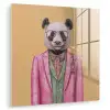 Panda - Pak - Zonnebril - Blauw plexiglas 5mm klein -zzzproduct_nieuw