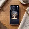 Sneeuwboom  - Lichtjes - Wit - Kleurrijk Telefoonhoesje iPhone 17 Pro klein -sfeer1