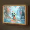 Dino - Natuur - Waterval Light Box met batterij (Wandlamp kind) middel -z3d_website