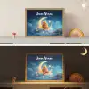 Knuffel - Monster - Maan - Wolken Light Box met batterij (Wandlamp kind) middel -sfeer3_kind