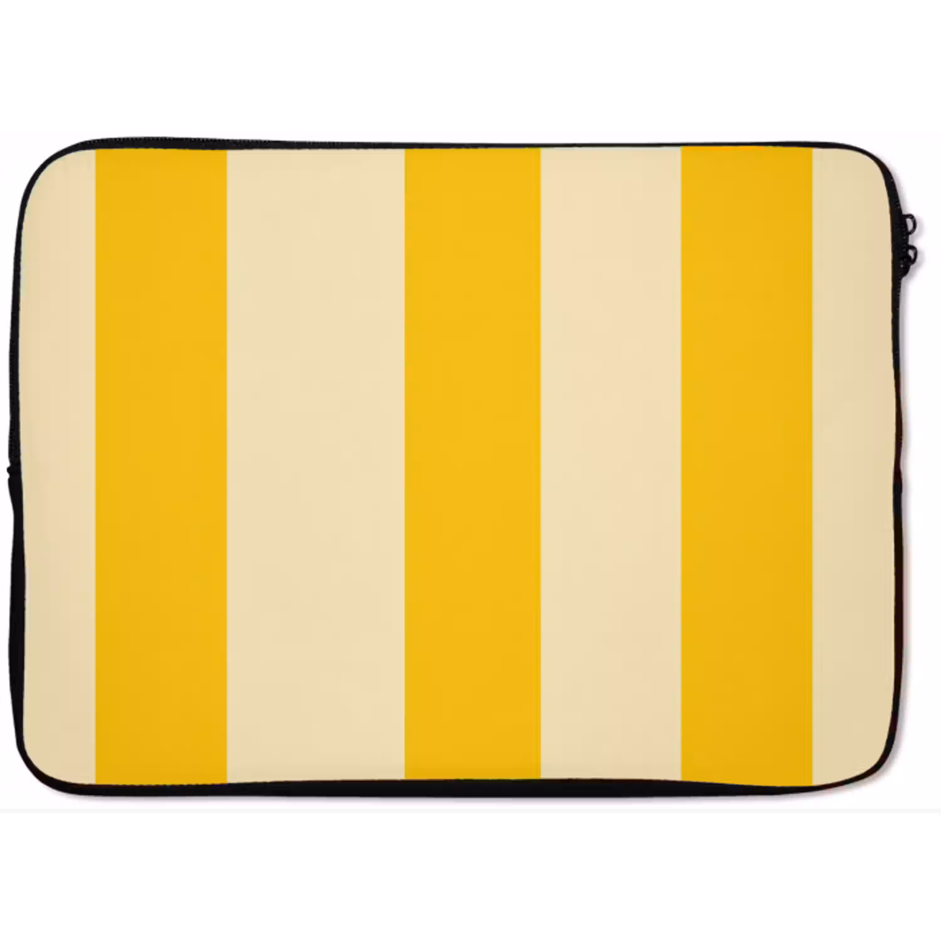 Strepen - Klassiek - Geel laptophoes neopreen klein 279 -zkaufland3dotto