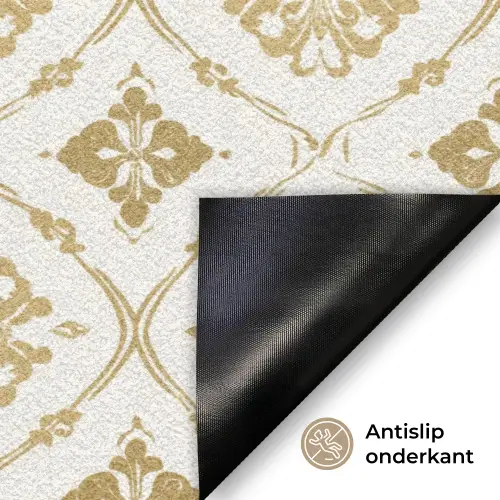 Ornament - Klassiek - Goud Deurmat klein 898 -antislip_NL