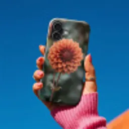 Dahlia - Bloem - Natuur - Sfeervol Toughcase MagSafe Apple iPhone 17 klein -Sfeer1V