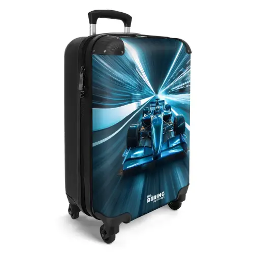 Blazing blue Koffer - NBS - Handbagage middel -productfoto_3d