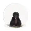 Kind - Aap - Chimpansee - Baby dieren - Jongens - Meiden Wandcirkel kunststof plaat 5mm dik klein -3d