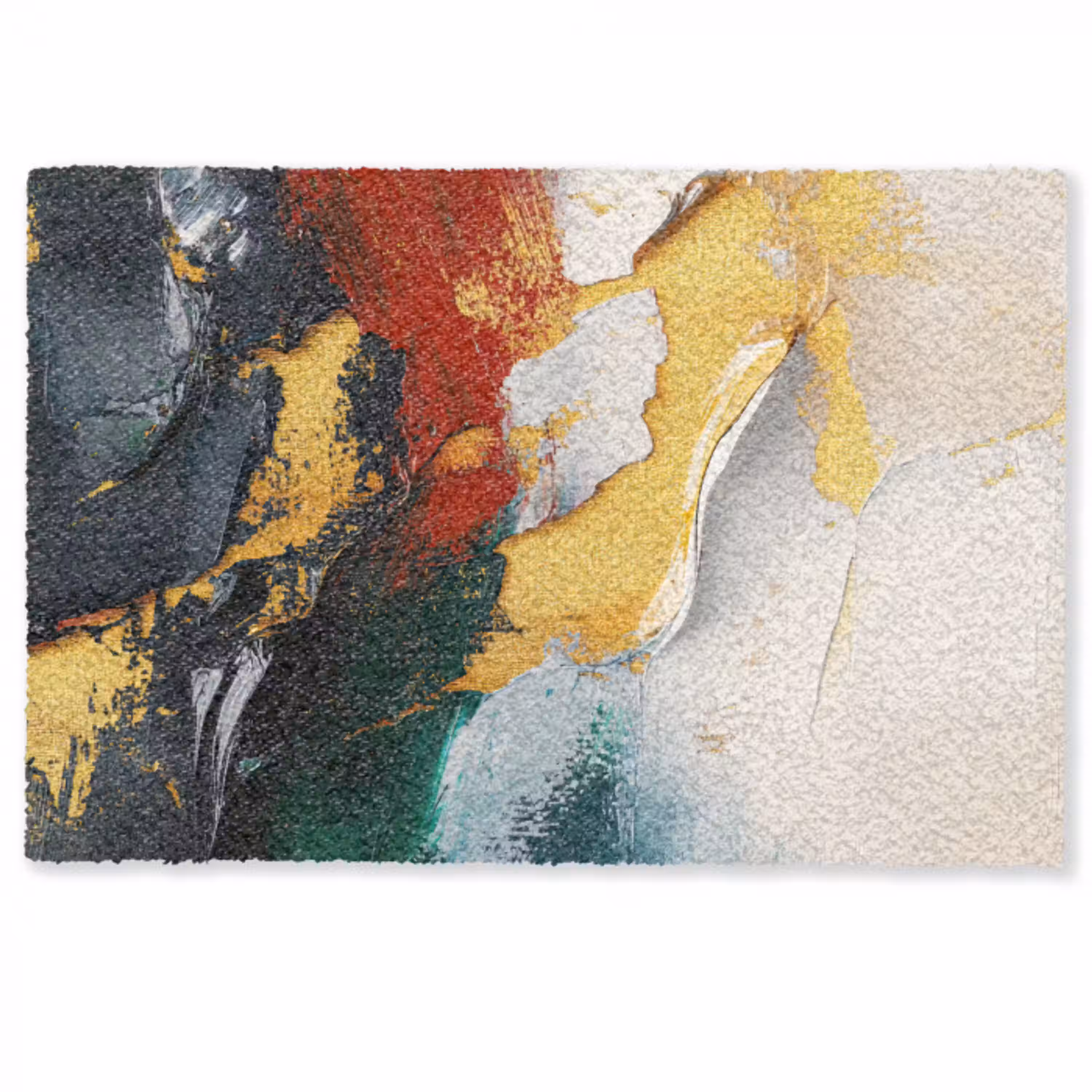 Modern - Kerst - Abstract - Goud Deurmat klein -zkaufland3d