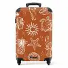 Zeedieren en zomer illustraties NBS - Handbagage koffer - Kinderen Unisex middel -productfoto_recht