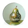 Fruit - Disco - Art - Glitter Wandcirkel aluminium klein -3d