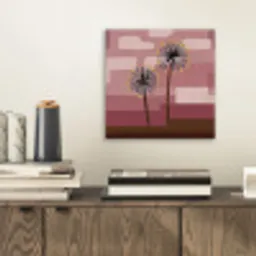 Illustratie - Bloemen - Vlakken - Abstract aluminium wit klein -sfeer1