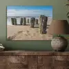 Zand - Strand - Paal - Water - Zomer PET vilt klein -sfeer2