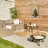 Kerst - Sfeer - Groen Tuinposter op houten frame 2 cm dik klein -sfeer2