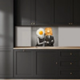 Ontbijt - Koppel - Ei - Brood keuken achterwand 2 middel -sfeer1