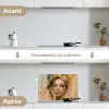 Vrouwen - Portret - Luxe - Goud keuken achterwand spatscherm klein -voor_na_FR