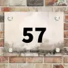 Geschilderd - Traditioneel Naambord Rechthoek middel -sfeer3