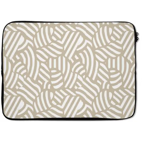 Abstract - Modern - Beige laptophoes neopreen klein 279 -zkaufland3dotto