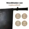 Takken - Vaas - Bolletjes - Wit Wandkleed katoen klein -sfeer2