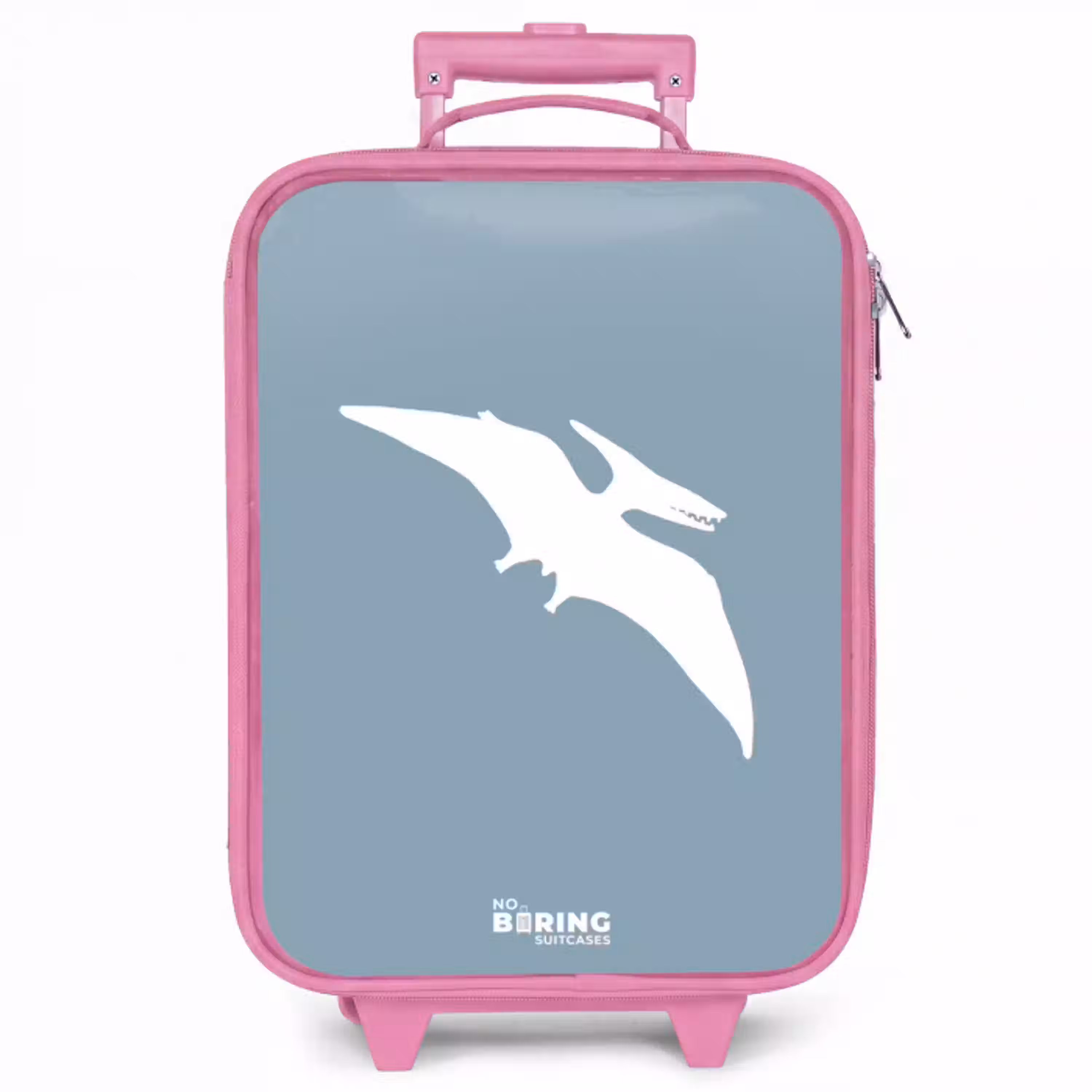 Blauw met Pteranodon dino Kinderkoffer - Roze klein -zzz_website3d