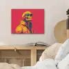 Zonnebril - Schedel - Jas - Rood PET vilt klein -sfeer3