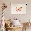 Vlinder - Illustratie - Roze Wandkleed katoen klein -wsfeer5_kind