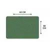 Groen - Strepen - Patroon Placemat vinyl groot 368 -specs
