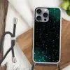 Gaming - Netwerk - Blauw - Punten - Patroon Hoesje iPhone 16 Pro Max met koord klein -sfeer4
