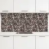 Marmer - Kleuren - Kiezels keuken achterwand 2 middel 871 -3d