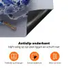 Kever - Delfts  - Blauw - Goud Inductie beschermer vinyl 3mm klein -zzzzzzz-td-onderkant