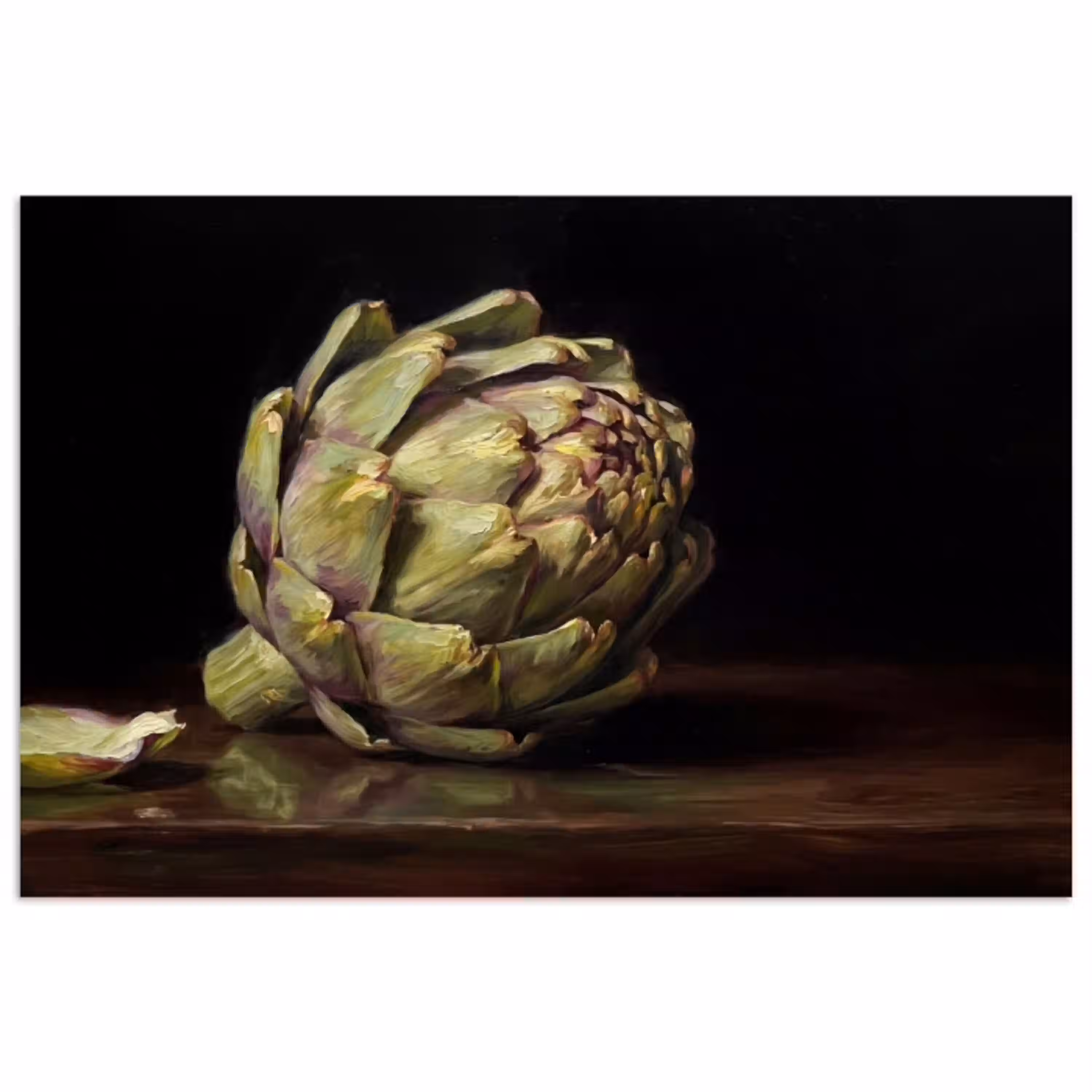 Artichok - Eten - Klassiek poster papier klein -3d