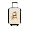 Prinses in gouden tinten Kinderkoffer - Zwart klein -3d