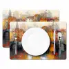 Gracht - Huizen - Kunst - Art Placemat vinyl groot -zzsfeer2_Kitchenyeah-website