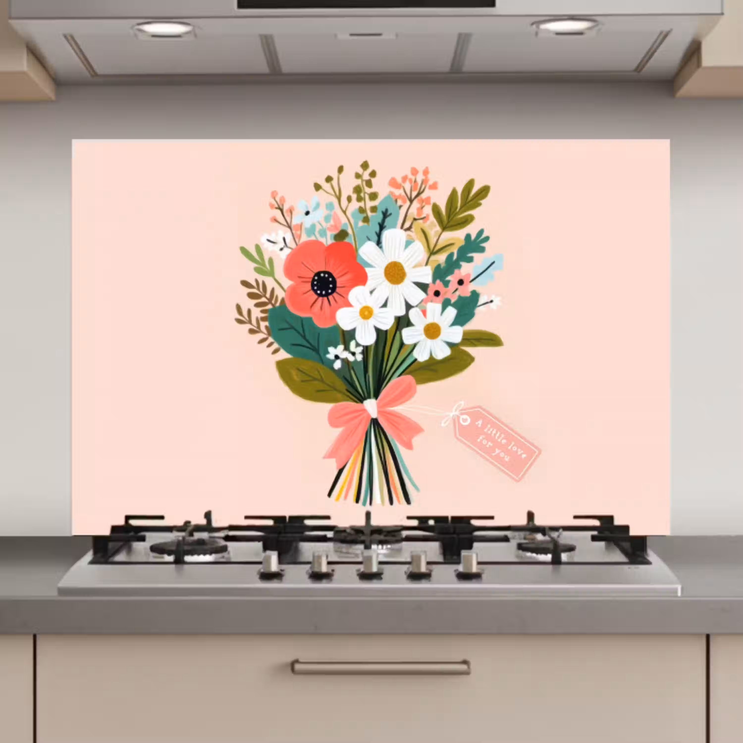 Boeket - Strikje - Kaartje - Quote keuken achterwand spatscherm klein -3d_website