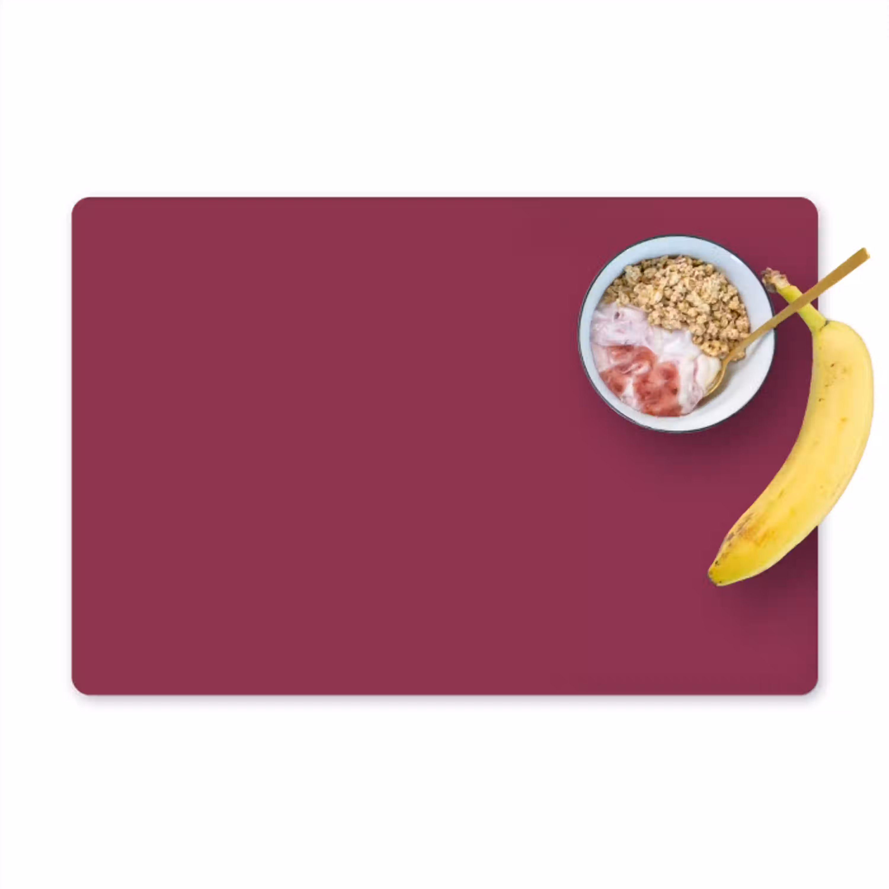 Deep - Rasberry - Rood Placemat vinyl groot 368 -zzzproduct_Kitchenyeah-website