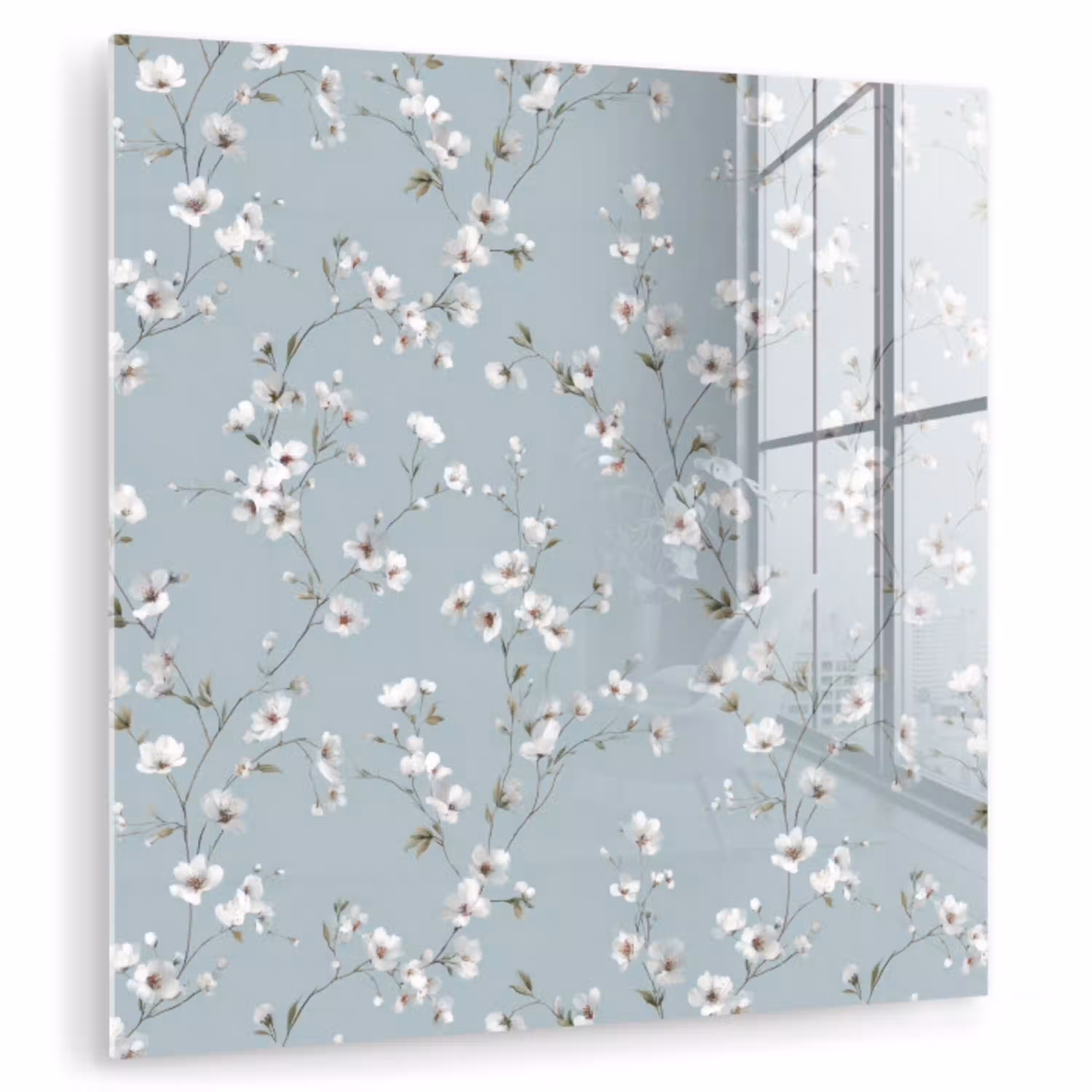 Klassiek - Bloemen - Blauw plexiglas 5mm klein 11 -zzzproduct_nieuw