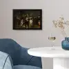 De Nachtwacht - Kunst - Oude meesters - Rembrandt fotolijst zwart zonder passe partout klein -sfeer4