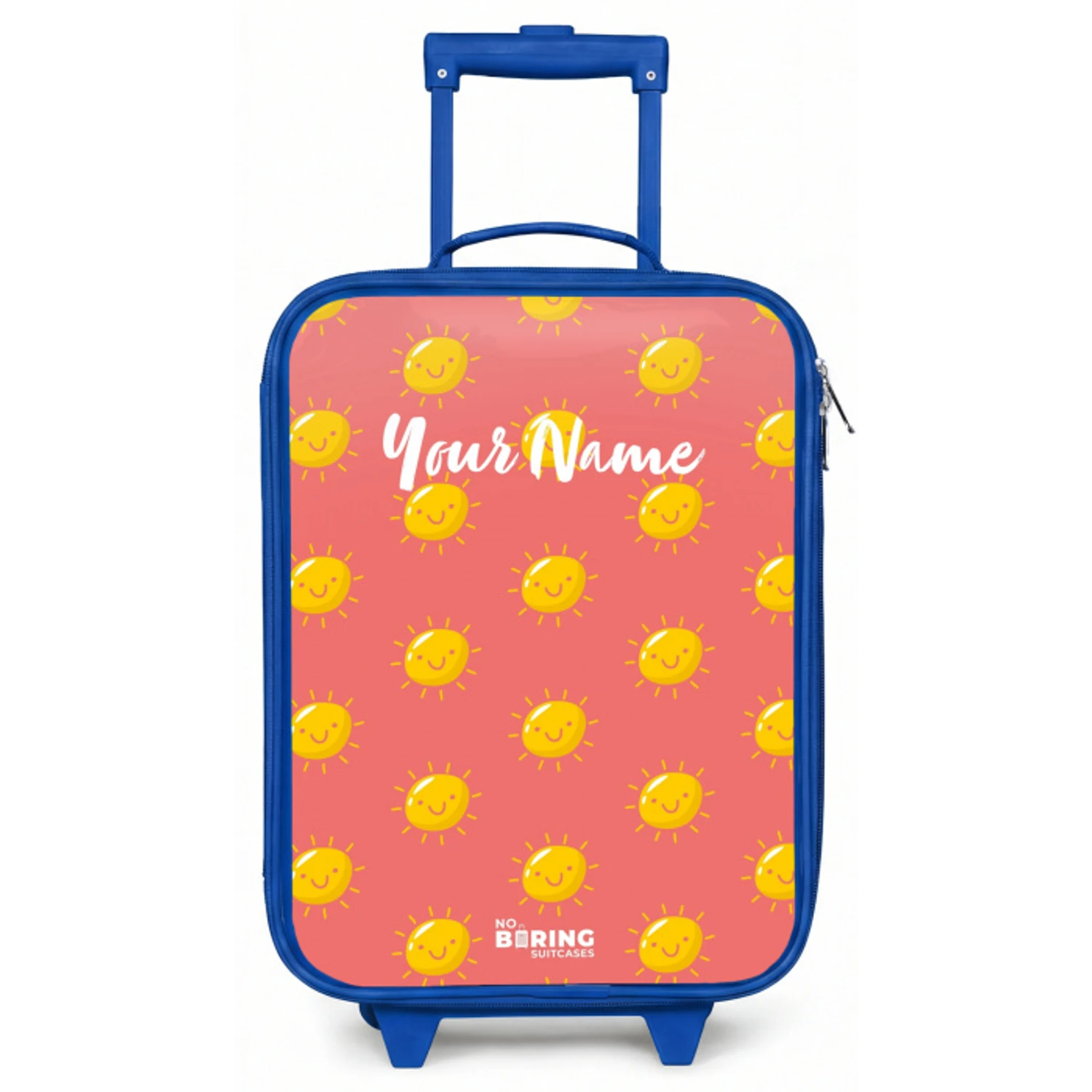 Sunny situation koraal Kinderkoffer - Blauw klein -zz3dotto