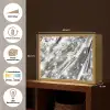Abstract - Diamant - Luxe - Modern - Zilver Light Box met batterij (Wandlamp) middel -USP_websiteoverzichtDE