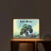 Monstertruck - Auto - Jongens - Groen Light Box met batterij (Wandlamp kind) middel -sfeer1_kind