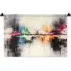 Abstract - Kleurexplosie - Landschap Wandkleed katoen klein -zz3d